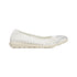 Ballerine bianche in similpelle traforata P Eco Friendly, Donna, SKU w015000062, Immagine 0